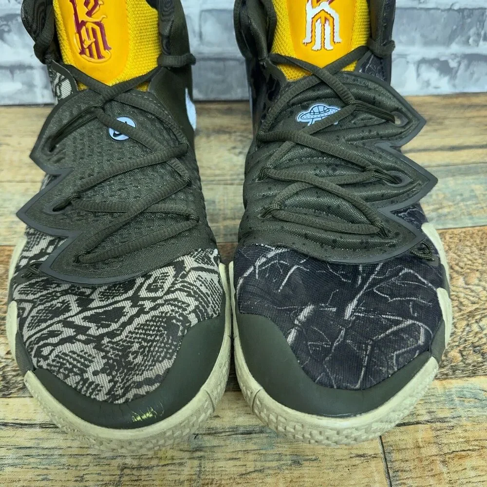 Nike Kyrie Kybrid S2 Cargo Khaki Camo Red CQ9323-300 Mens Size 12 Rare 2021 - Picture 4 of 12